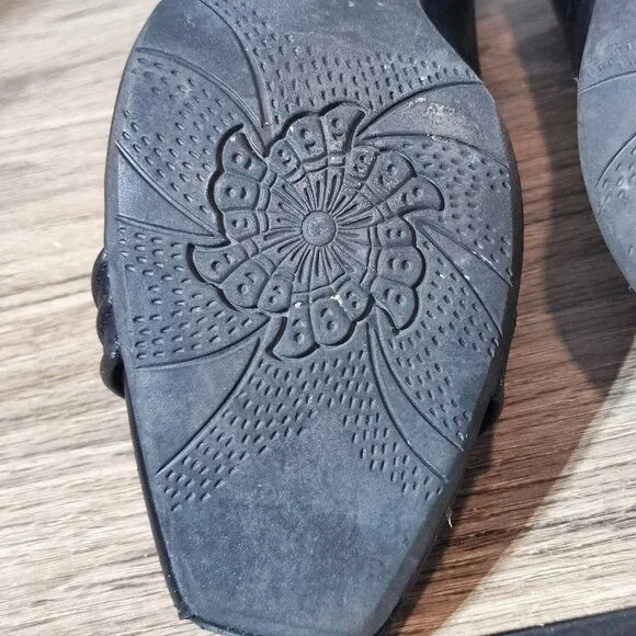 Hush Puppies square toe 3" heel pumps women's size 8.5 black - Picture 10 of 12